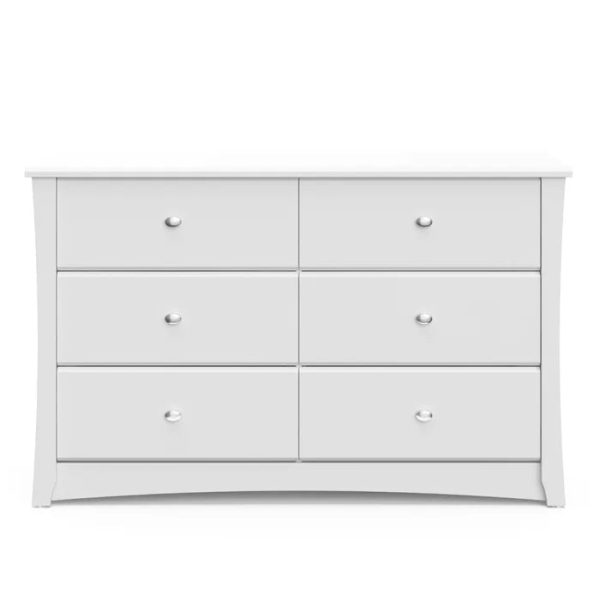 Crescent 53.35   Wide 6 - Drawer Double Dresser For Discount - Image 3