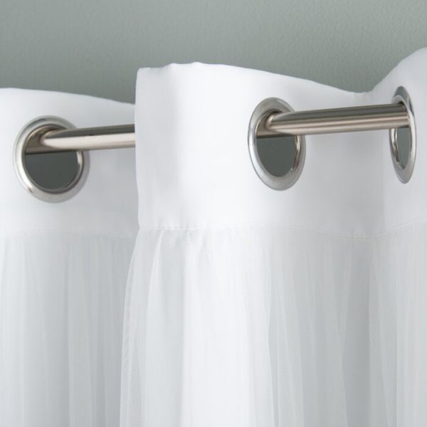 52  W x 84  L Brockham Solid Room Darkening Grommet Curtain Panels (Set of 2) Online Hot Sale - Image 5