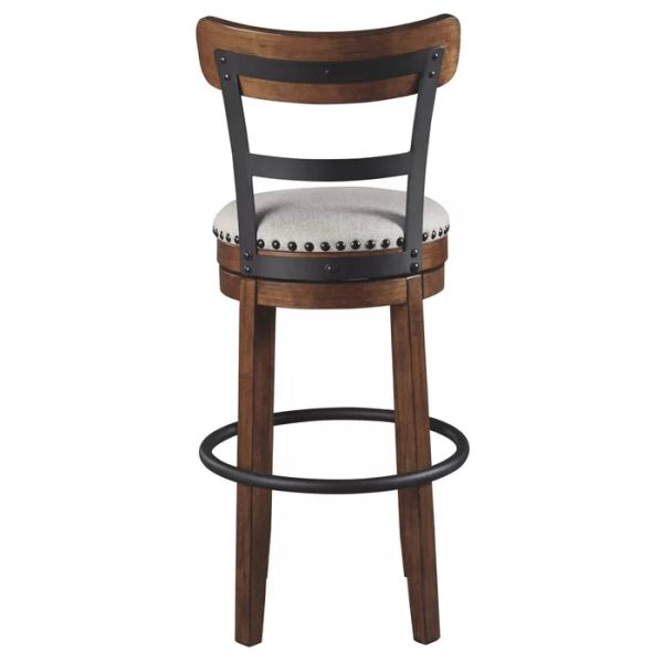 Brown Swivel Bar Stool (30  Seat Height) Sale - Image 5
