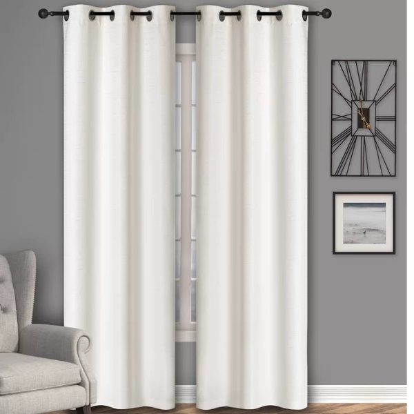Miera Solid Room Darkening Thermal Grommet Curtain Panels (Set of 4) Online Sale