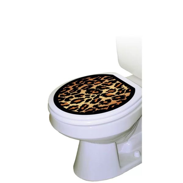 Classic Leopard Toilet Seat Decal For Cheap