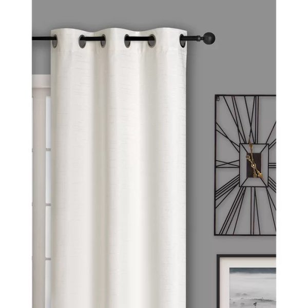 Miera Solid Room Darkening Thermal Grommet Curtain Panels (Set of 4) Online Sale - Image 4