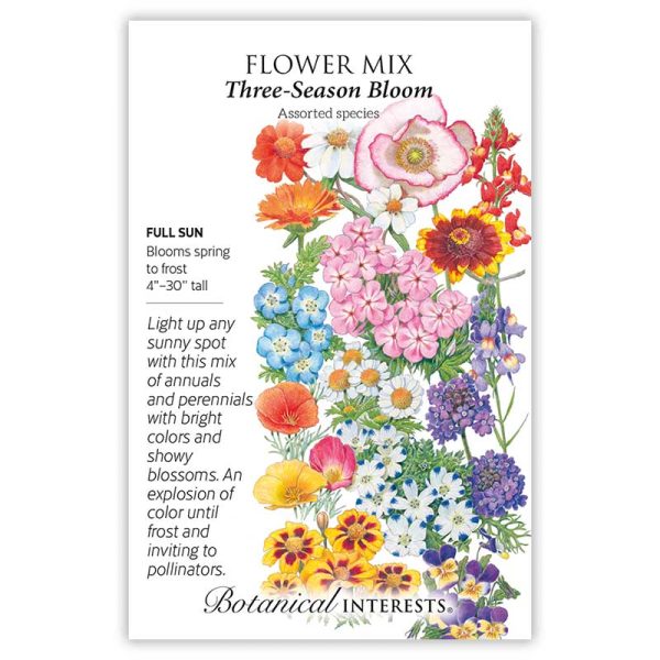 Three-Season Bloom Flower Mix Seeds For Discount - Image 2